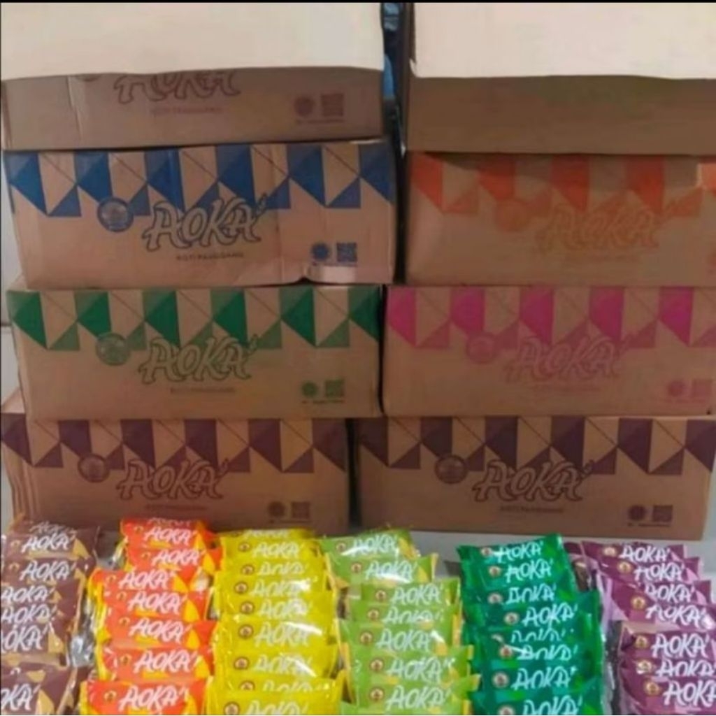 ROTI PANGGANG AOKA 1 Karton Isi 60 Pcs