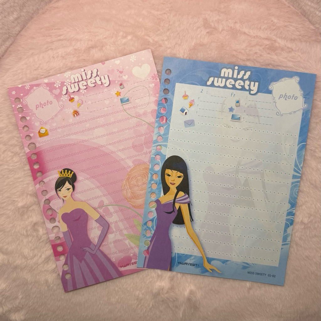 Vintage Binder / Kertas Orji / File Harvest Miss Sweety Series / Seri Langka / Limited Edition