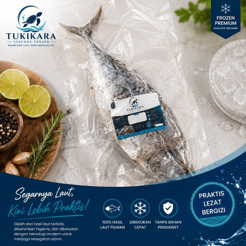 Ikan Tongkol Banjar / Tongkol Batik Besar Segar Fresh 1000 gr