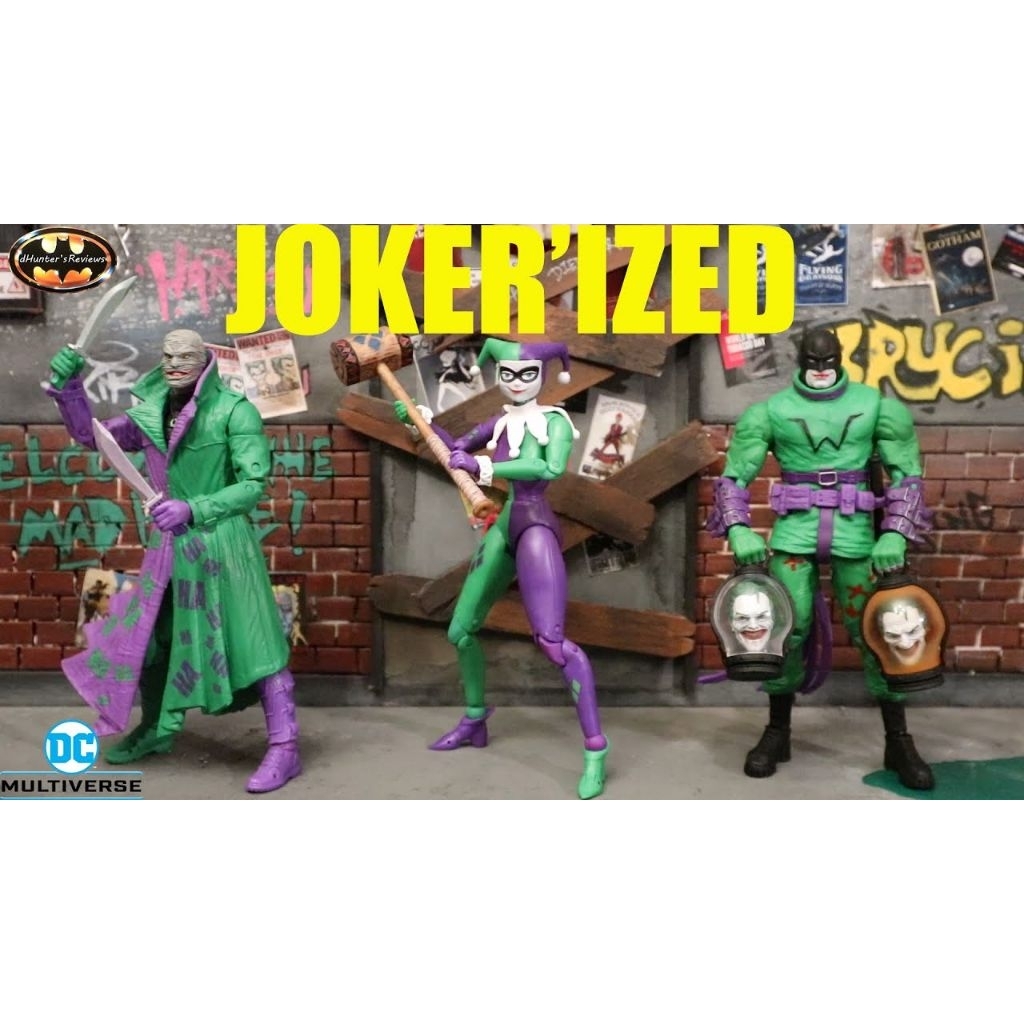 Mcfarlane Toys DC Multiverse Gold label Jokerized Harley Quinn & Hush