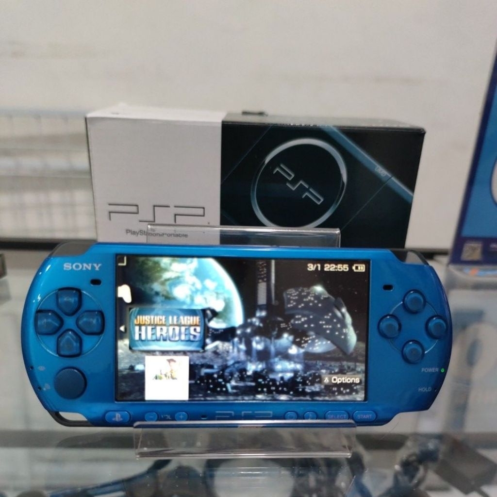 PSP PS PORTABLE PSP SONY ASLI full set dus baru
