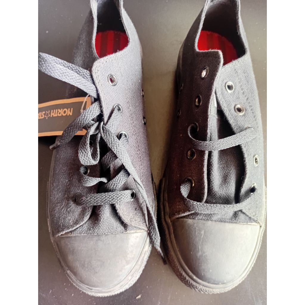 Sepatu North Star Sepatu Sekolah Full Black BATA