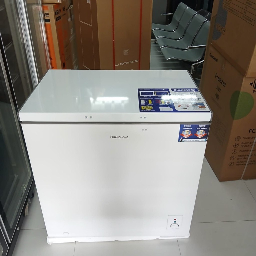 FREEZER BOX CHANGHONG 200 LITER CHEST FREEZER CHANGHONG 200 LITER FREE ONGKIR SERANG KOTA