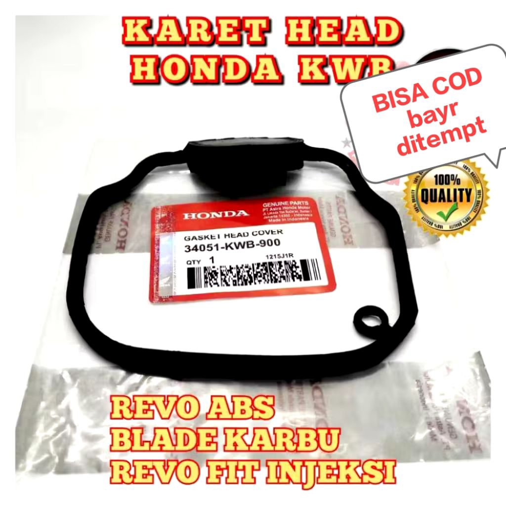 karet cylinder head / karet tutup head honda Revo abs,revo fi injeksi, blade, revo x fi