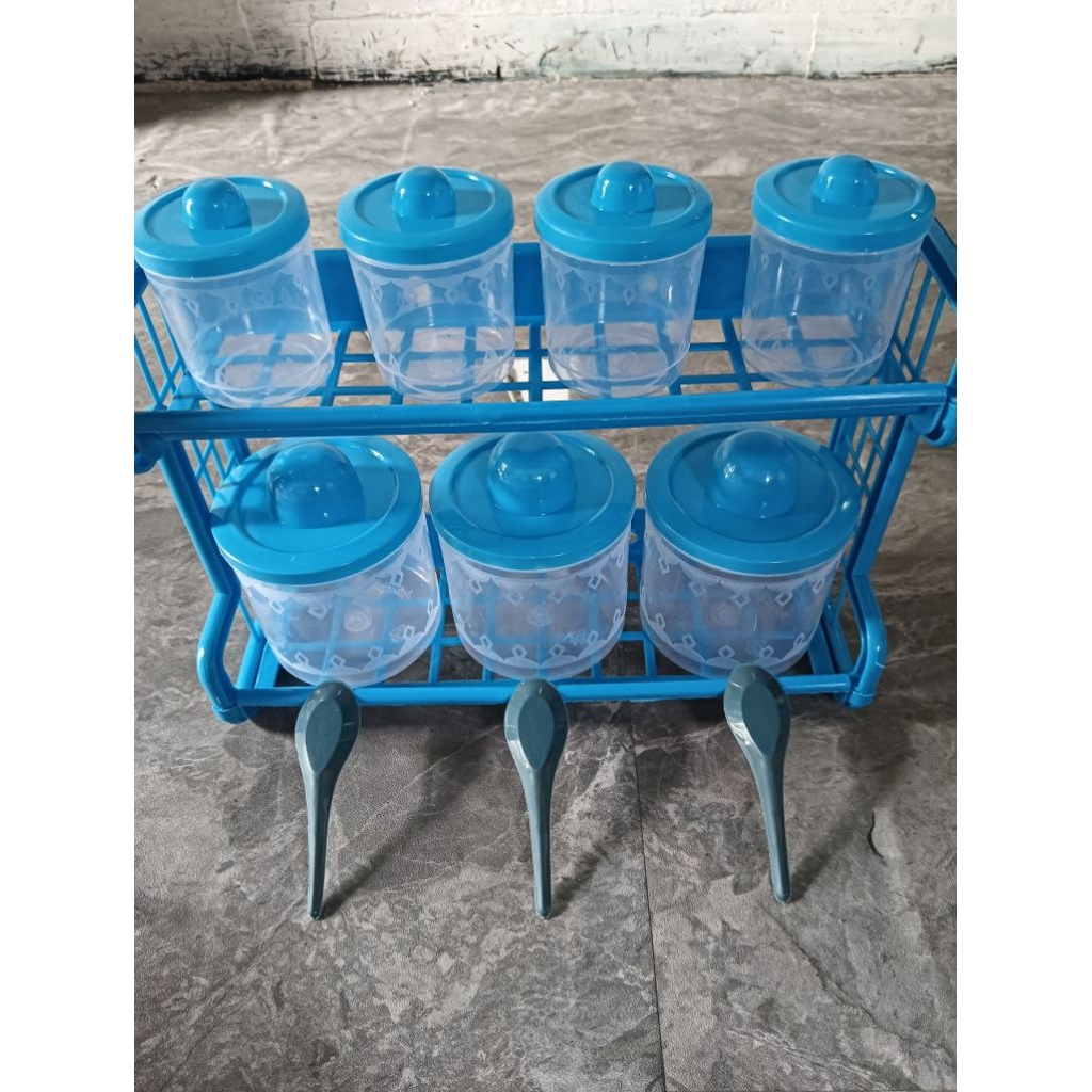 Rak Bumbu Susun 2 / Tak Bumbu Plastik / Rak Bumbu dapur/ Rak Bumbu VENORA