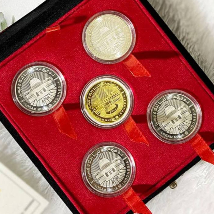 1 Dirham antam + sertifikat KAN free kapsul koin