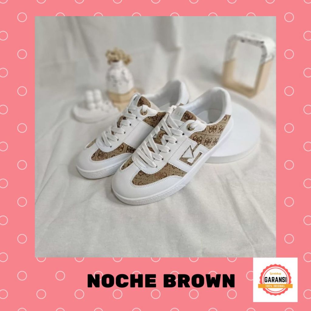 Sepatu sneakers wanita seri NOCHE Guess 100% original store