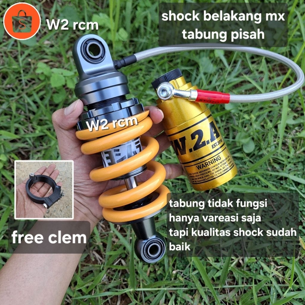 SHOCK BELAKANG MX TABUNG PISAH MONOSHOCK MX TABUNG PISAH
