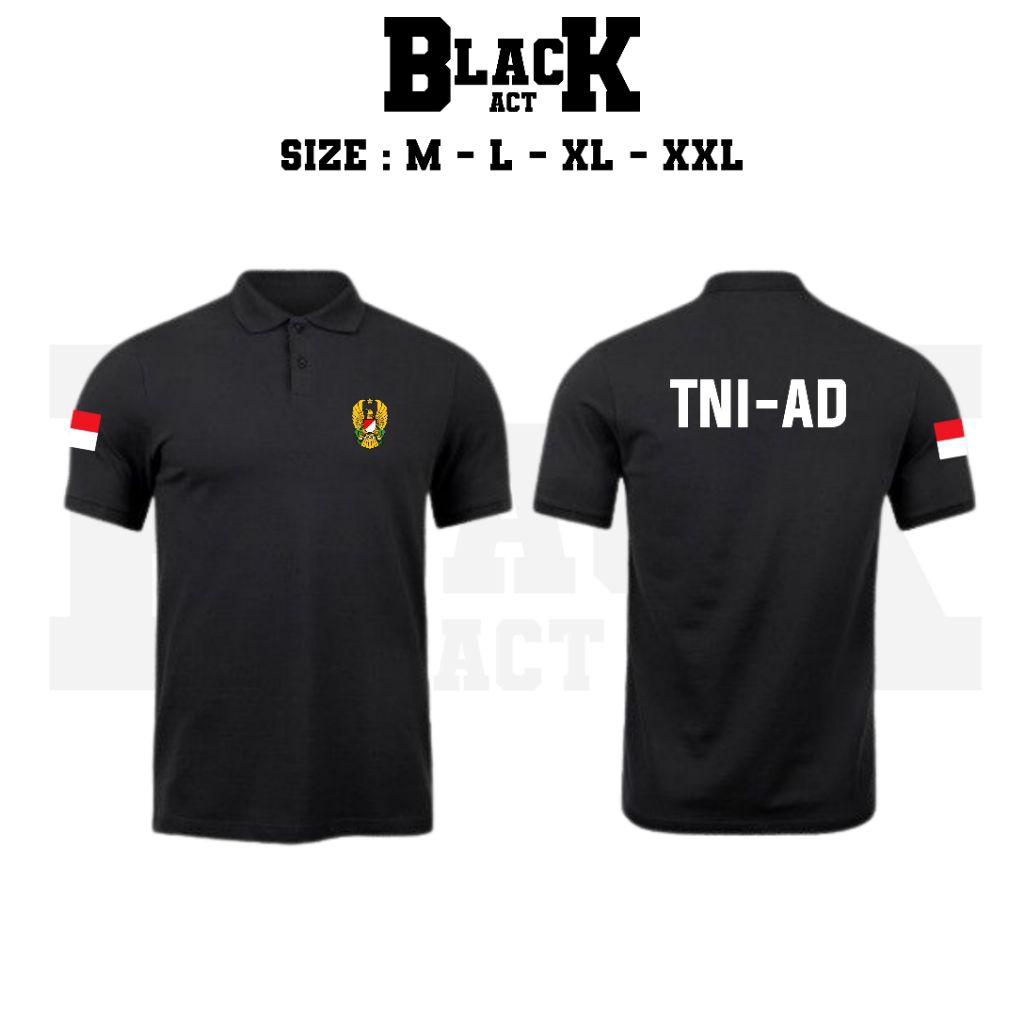 KAOS KERAH TNI AD ANGKATAN DARAT