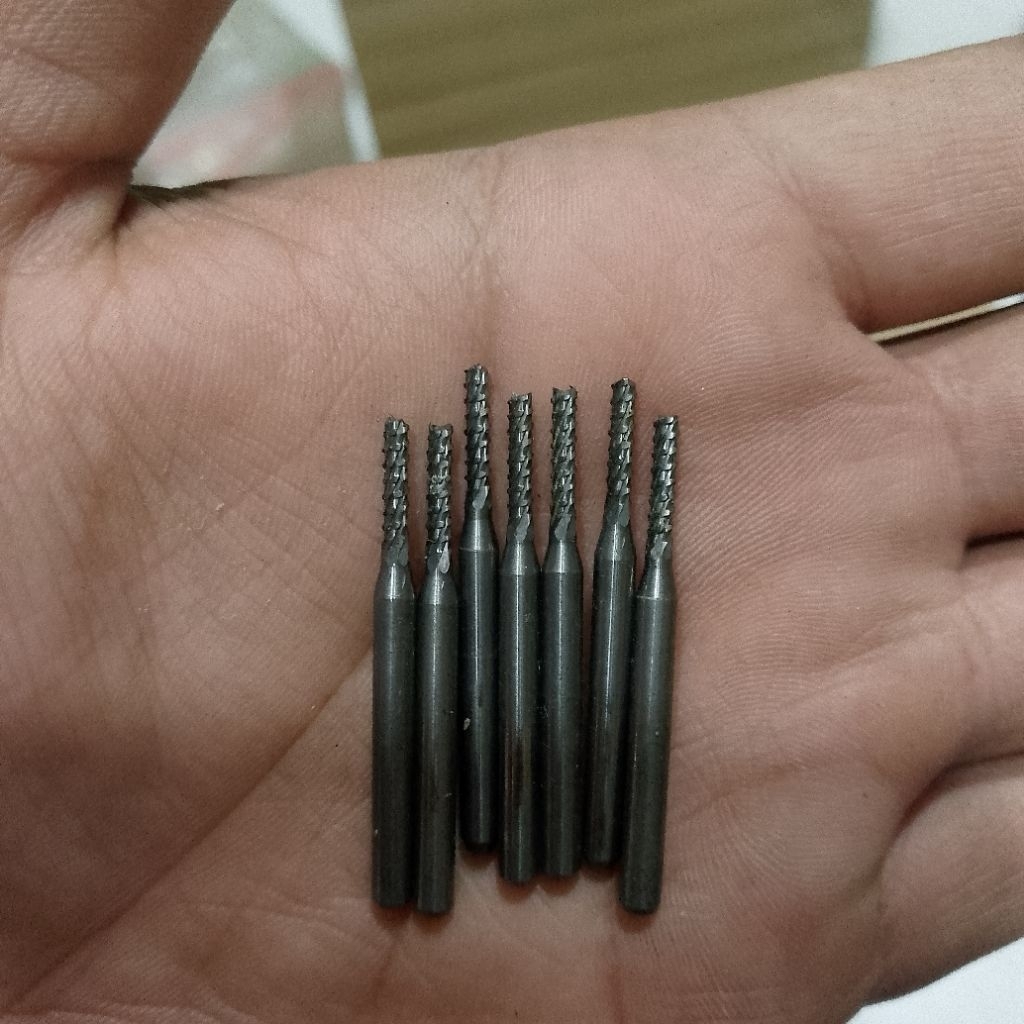 Endmill Engraving 2mm Matabor PCB 2.0MM Mata Bor 2 mm Carbide Bekas