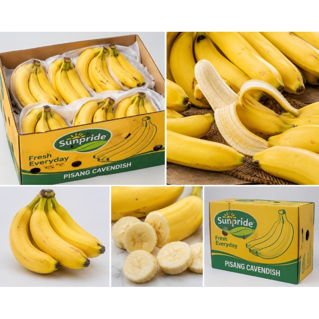 1 dus pisang cavendish sunpride sunfresh (13kg)