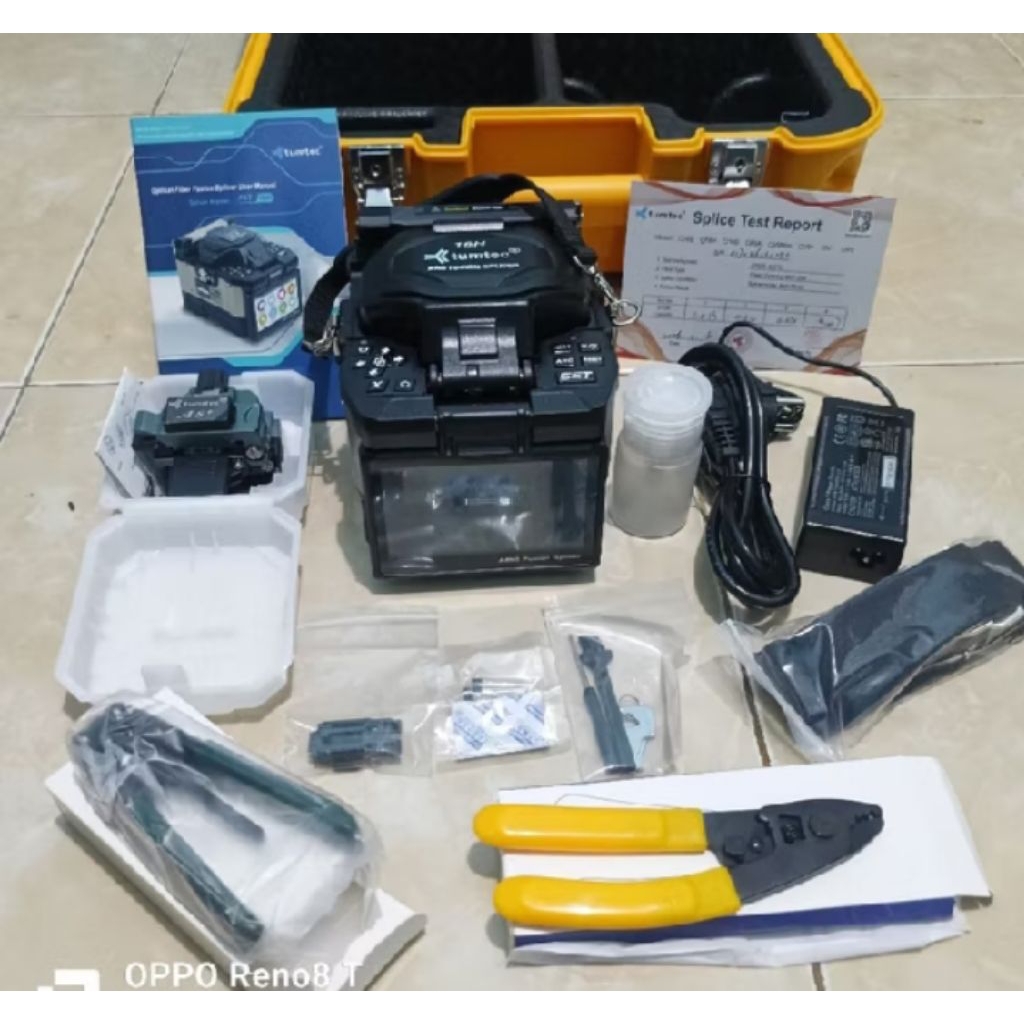 FUSION SPLICER TUMTEC 18H/Original Alat penyambung fiber optic