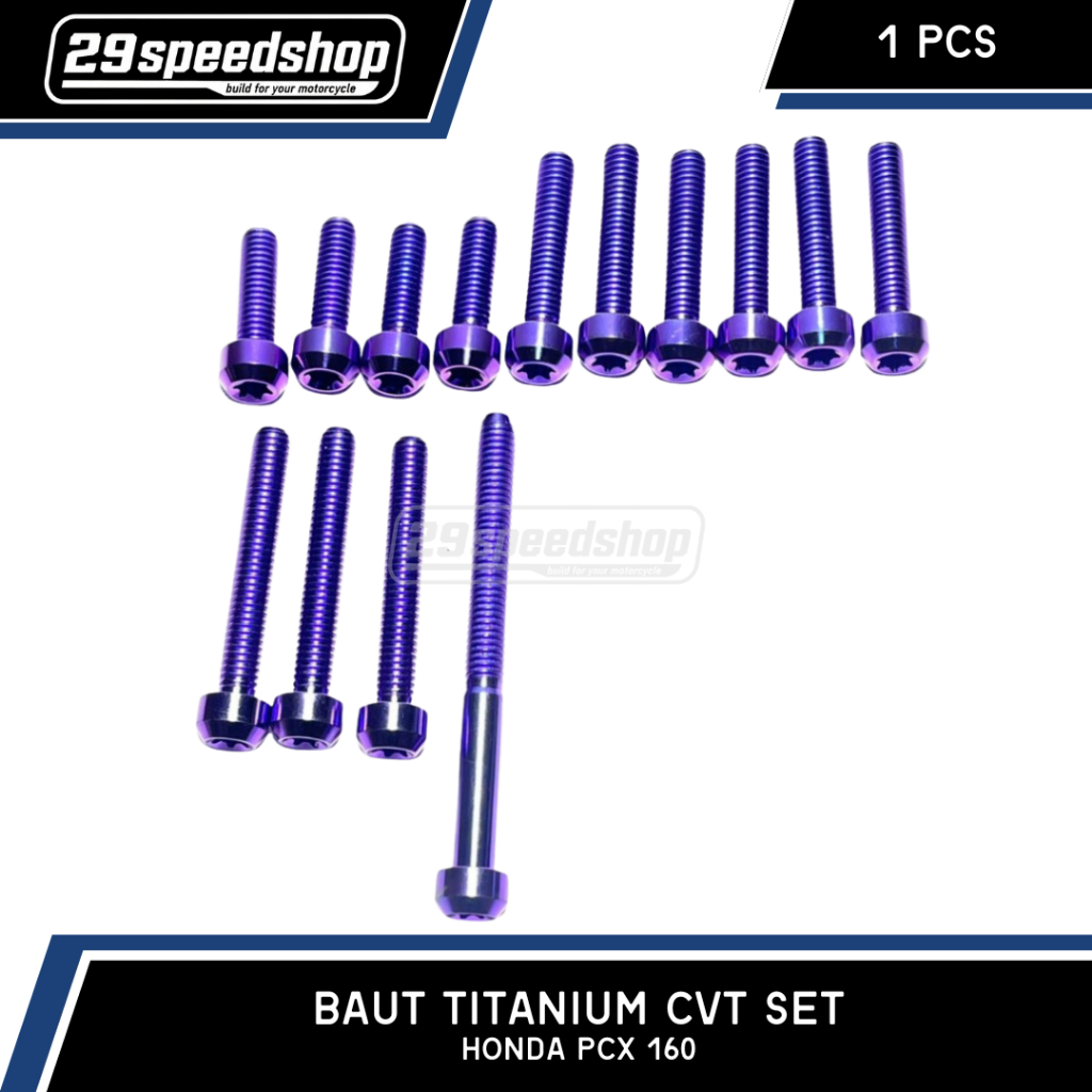BAUT TITANIUM CVT SET PCX 160