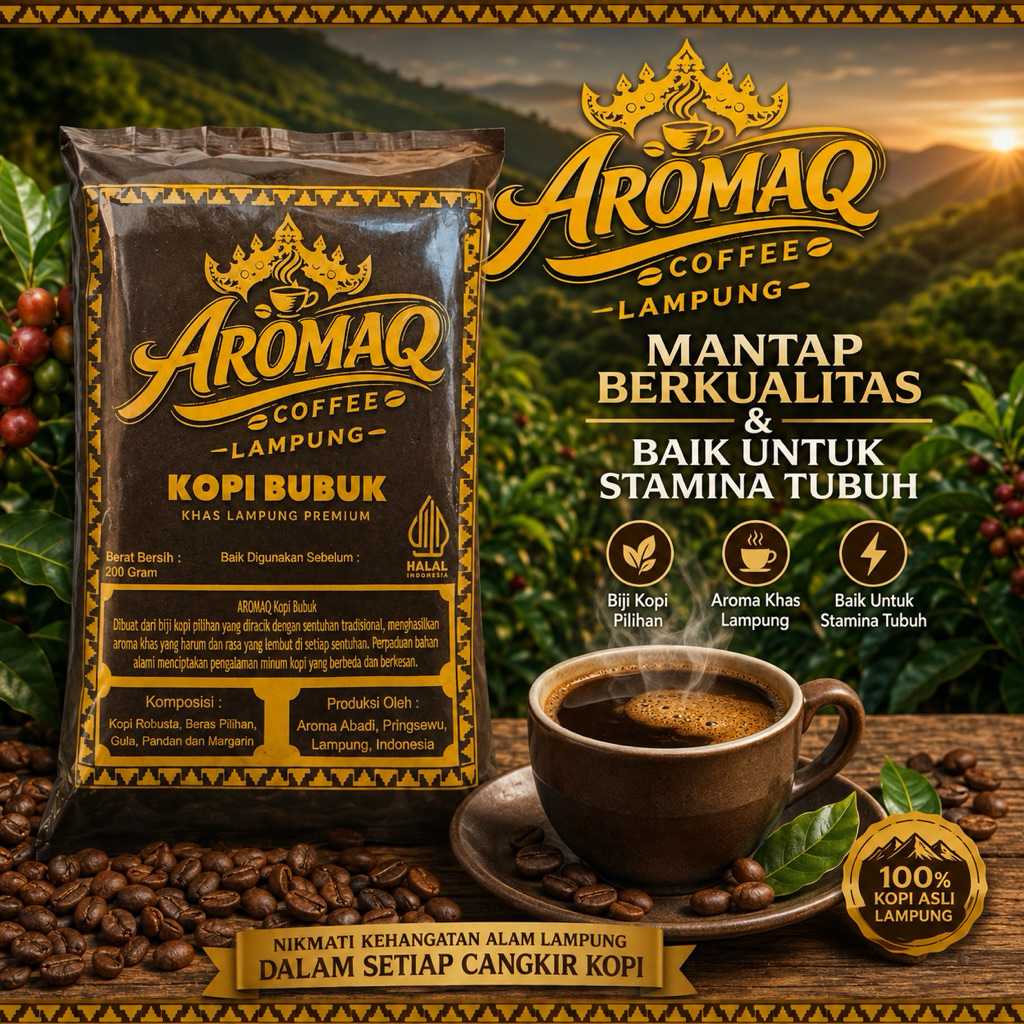Kopi Lampung cap Aromaq