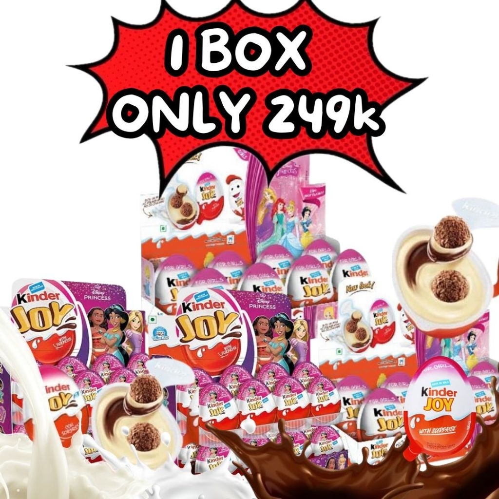 Kinder Joy 1 Box isi 24 pcs (exp 12/06/2026)