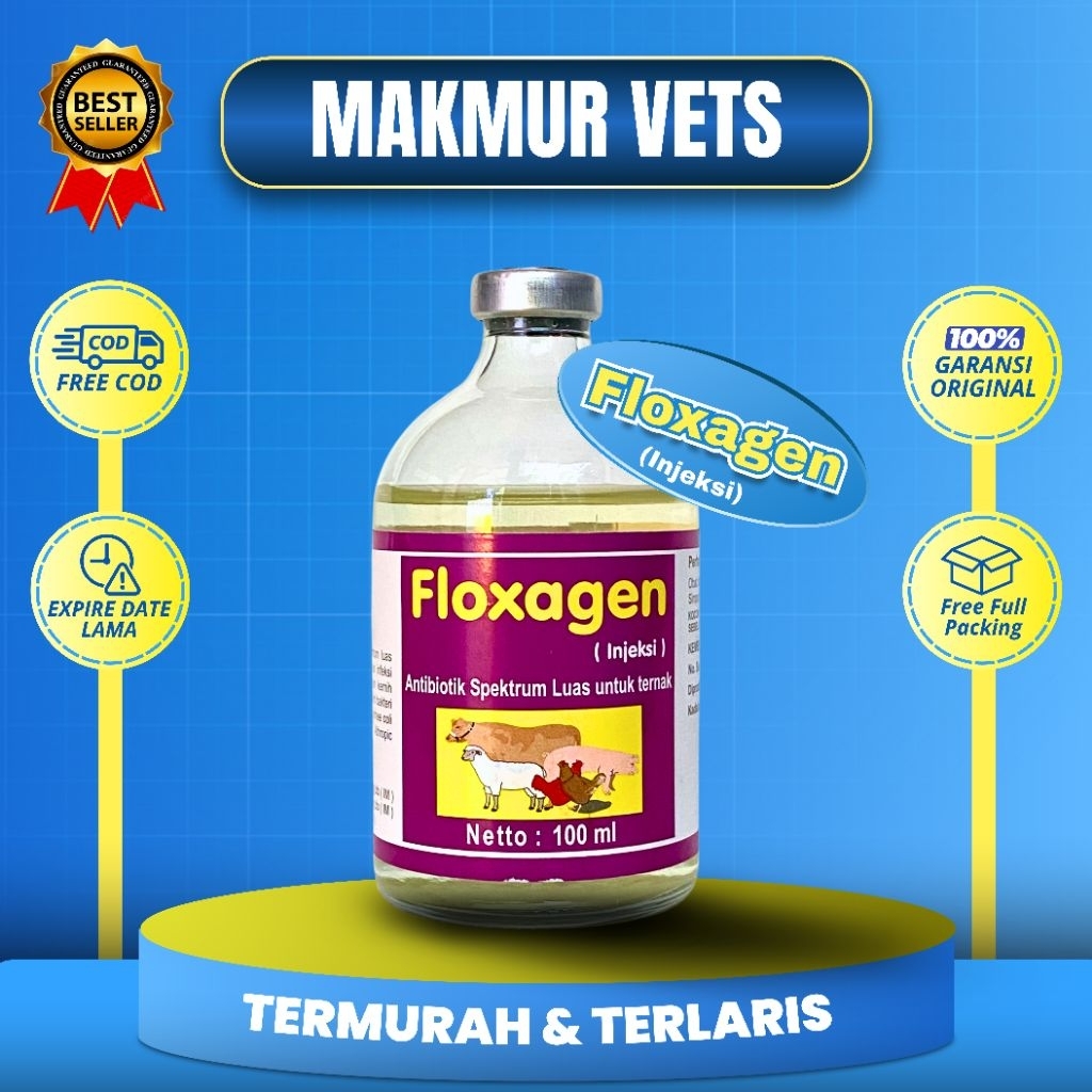 Floxagen 100ml untuk pengobatan penyakit pernapasan