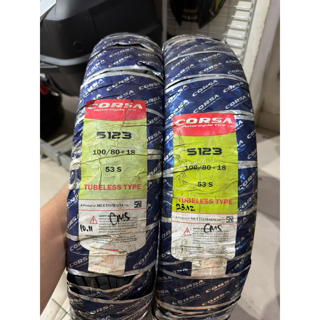 [OBRAL] BAN LUAR CORSA TUBELESS/TUBETYPE RING 14 17 18 BAN CORSA BARU STOK LAMA