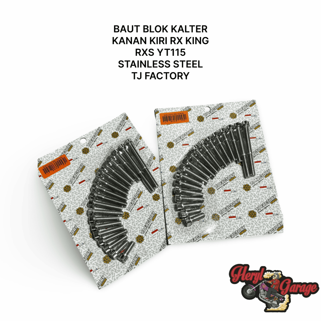 BAUT BLOK KALTER KANAN KIRI RX KING RXS RXK YT115 STAINLESS STEEL TJ FACTORY