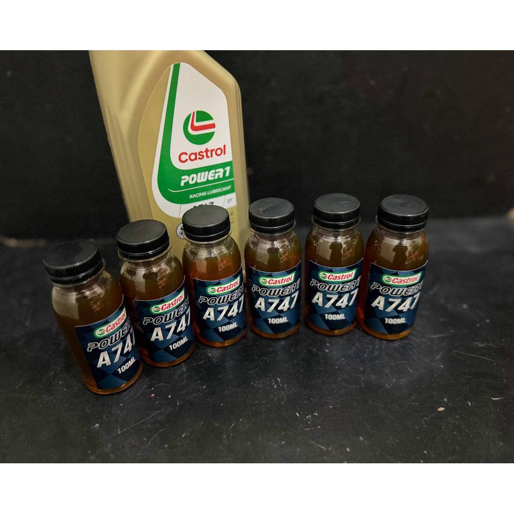 oli samping olsam 2t 2 tak castrol 747 100ml original