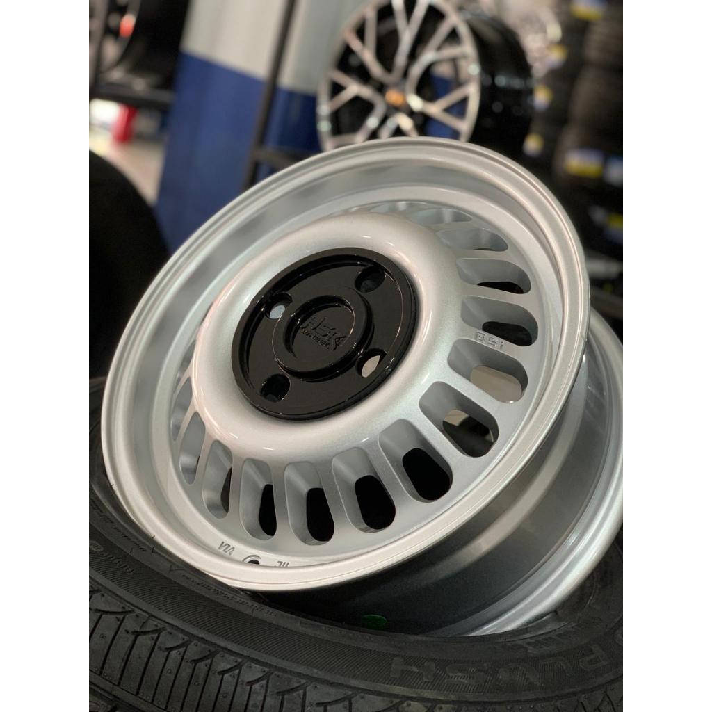 VELG MOBIL HSR R15 TIPE BSI RING 15 LUBANG 4X114 LEBAR 6,5 VELG HSR MODEL KALENG PELEK MODEL KALENG