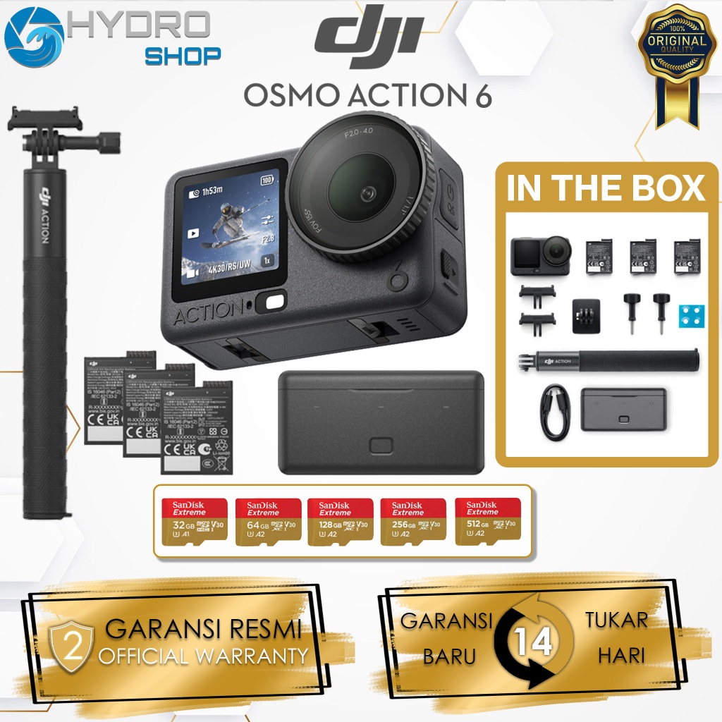 DJI Osmo Action 6 Adventure Combo / DJI Action 6 / DJI OSMO ACTION6