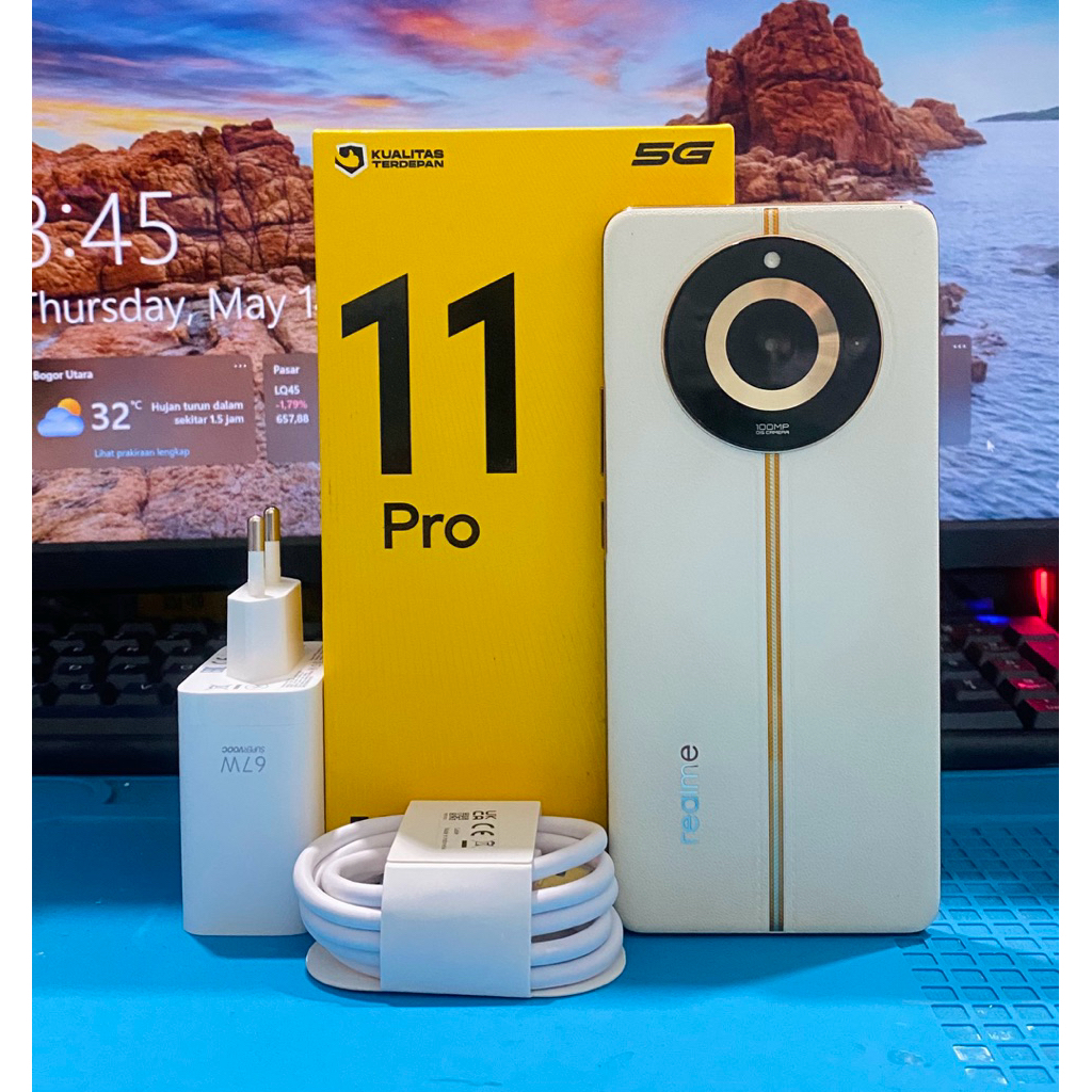 ( Second Rasa baru ) Realme 11 Pro 5G 8/256 garansi resmi fullsett