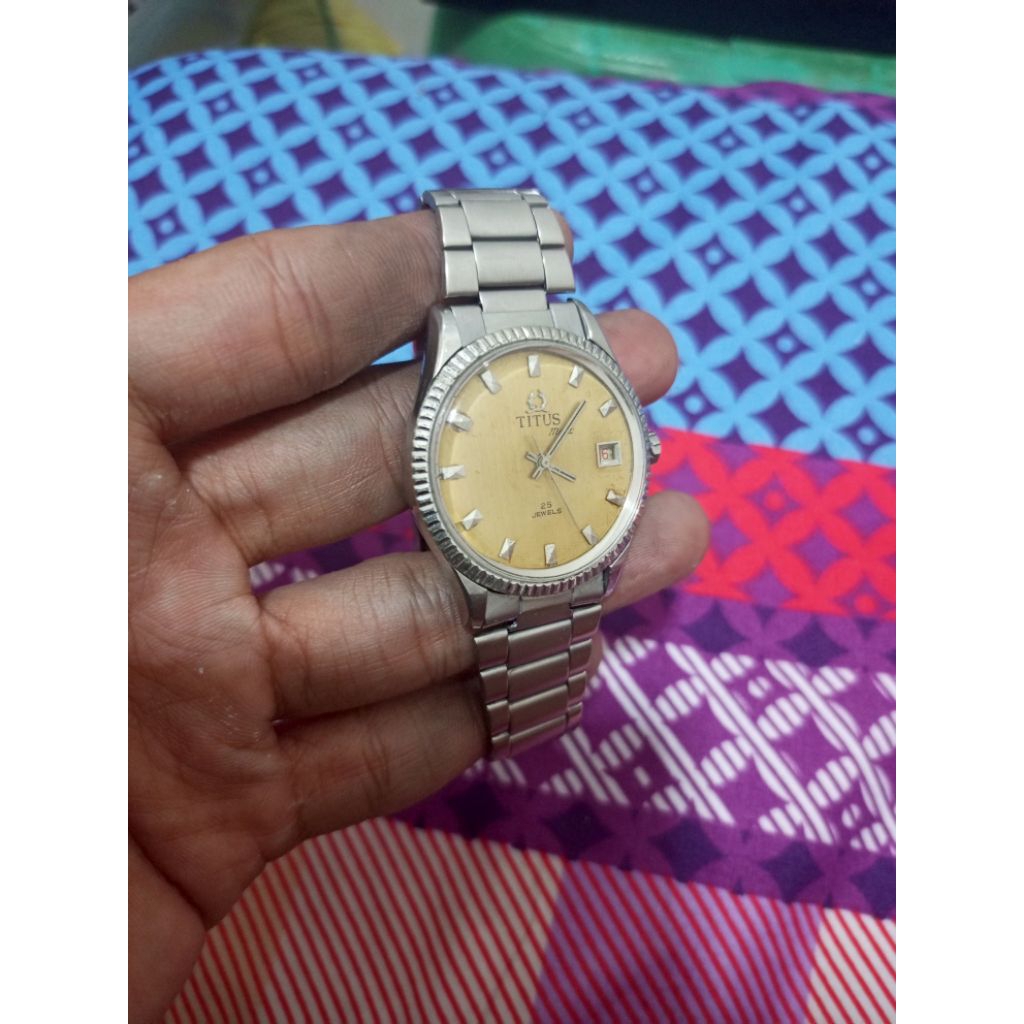 Titus Matic gold movt all original