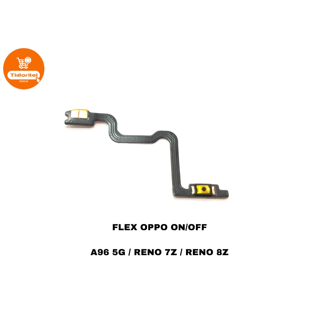 FLEXIBLE ON OFF OPPO A96 5G/RENO 7Z/RENO 8Z / FLEKSIBEL TOMBOL POWER