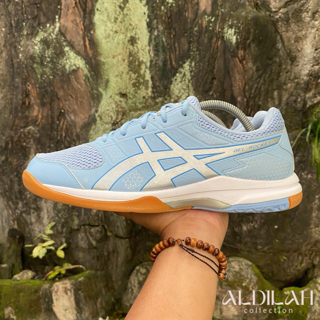 ASICS Gel Rocket 8 'Blue' Volleyball / Badminton / Padel Size 43.5 (27.5cm) fit 43