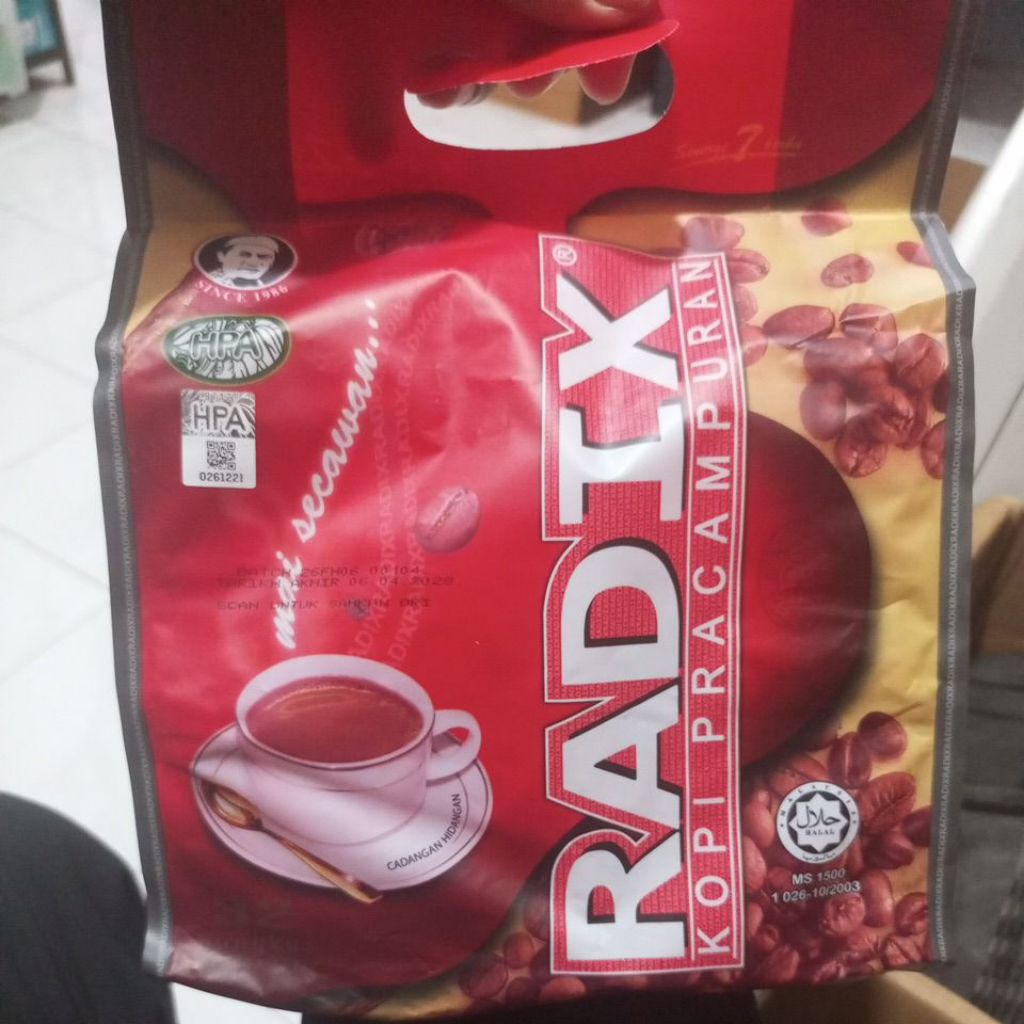 Kopi Radix HPA Malaysia Original Kopi Radix Jumbo isi 32 Sachet