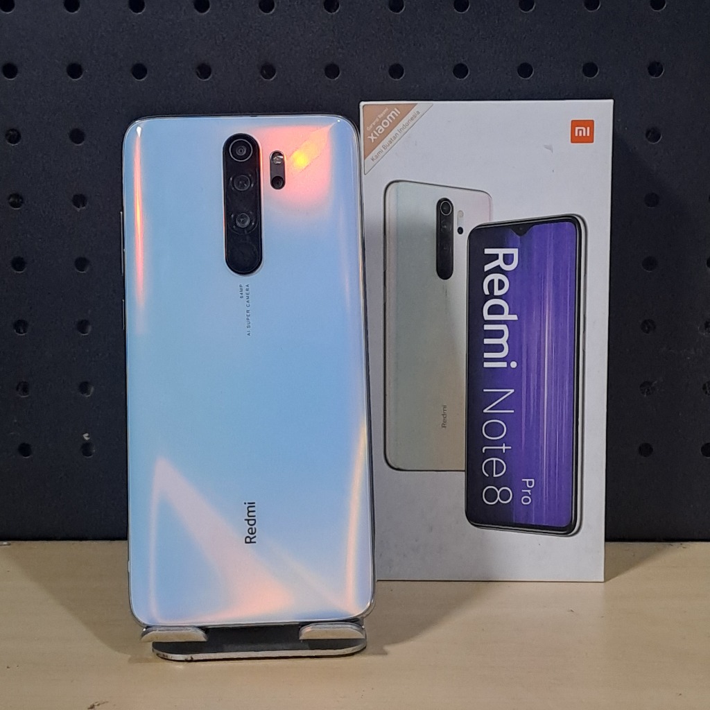 REDMI NOTE 8 PRO 6/64GB SECOND FULLSET BERGARANSI