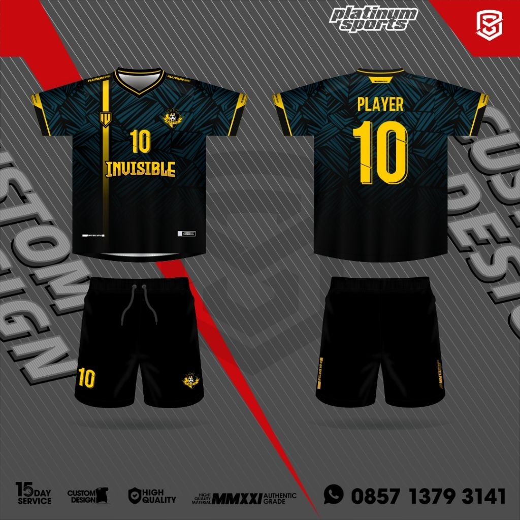 Platinum Apparel Jersey voli satuan dan lusinan