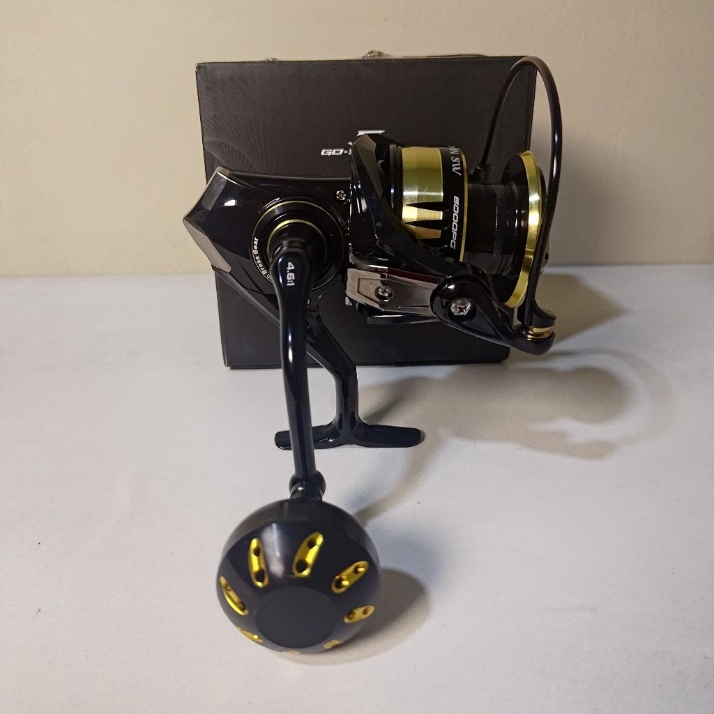 Reel pancing Versus Poseidon 6000 PG , Reel pancing spinning ukuran 6000 Saltwater resistance , Alat