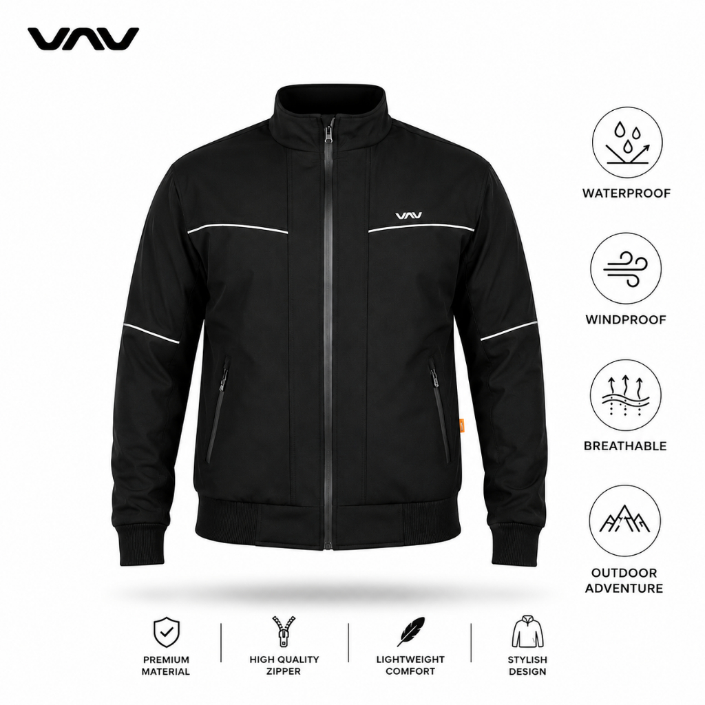 Jacket Motor Touring Pria Waterproof Model VNW1