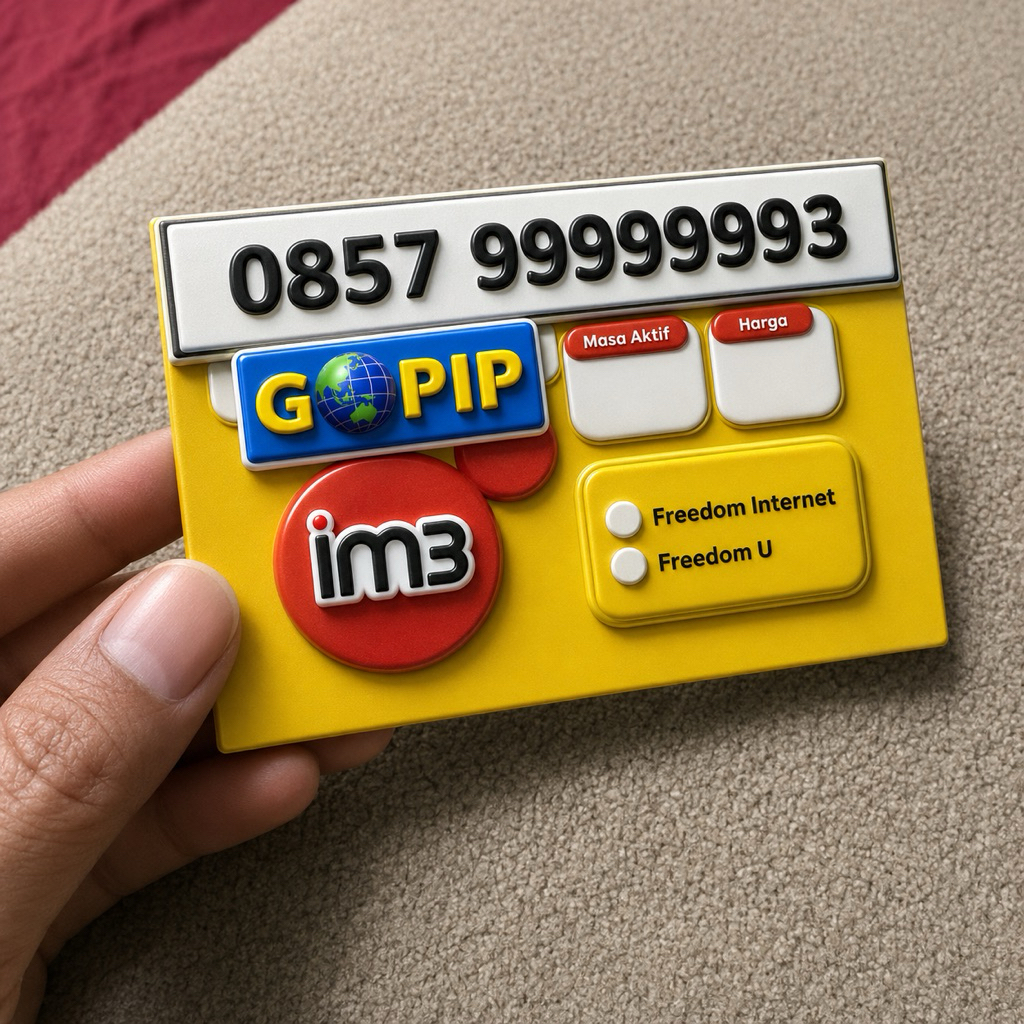 Nomor Cantik Indosat Im3 Sapta 9999999 Kartu Perdana Support 5G