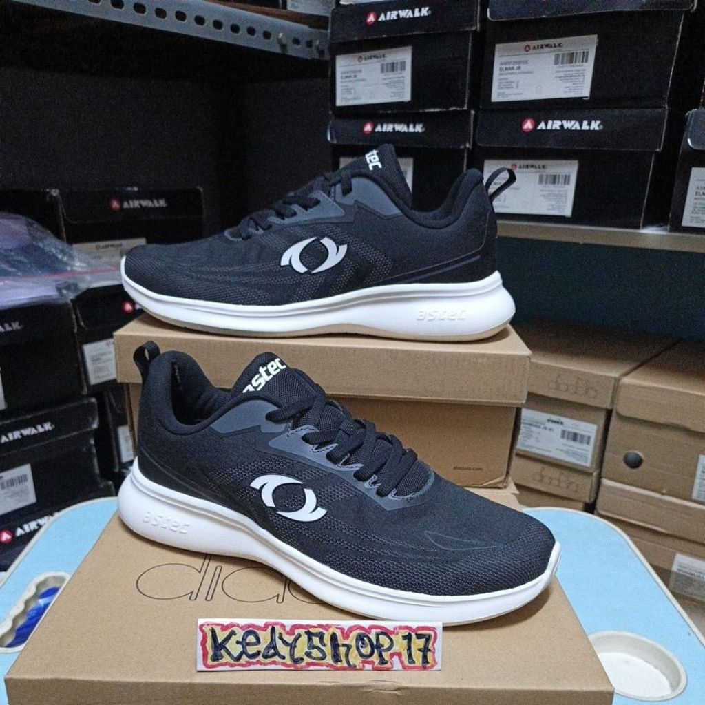 Sepatu Olahraga Astec Liu black original resmi sport station