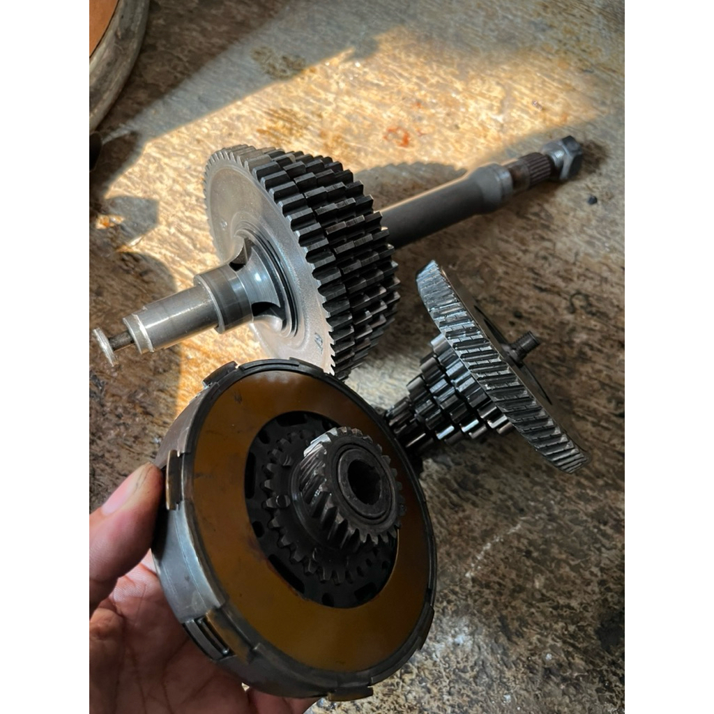 gearset/gearbox vespa strada garis dua cakep original