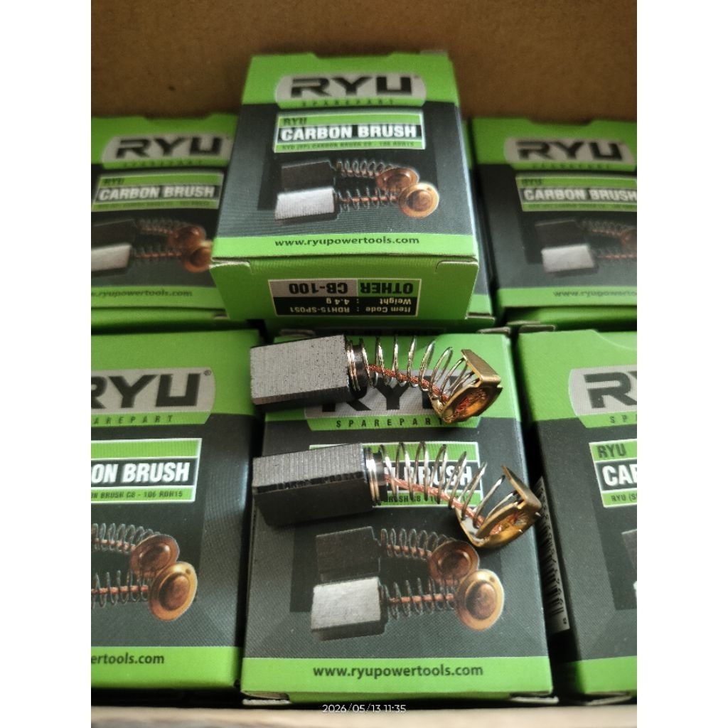 CARBON BRUSH RDH15 MESIN JACK HAMMER RYU RDH15 ARENG MESIN BOBOK RDH15