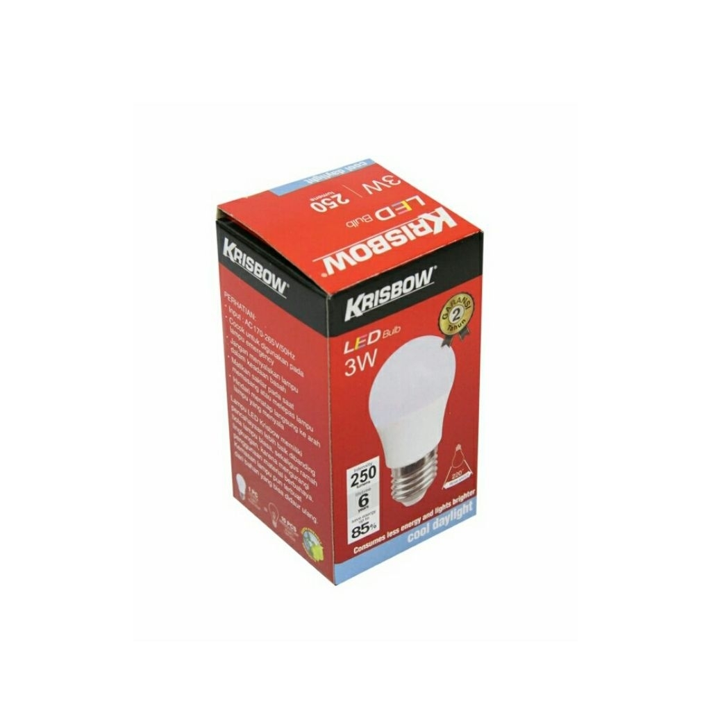 Lampu LED bulb KRISBOW 3 Watt