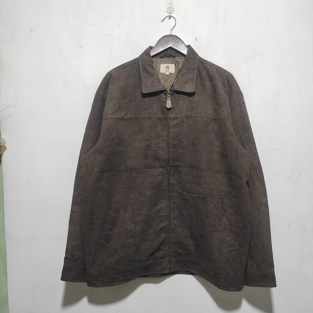 Hush Puppies velvet Harrington Jacket  Size : 3L
