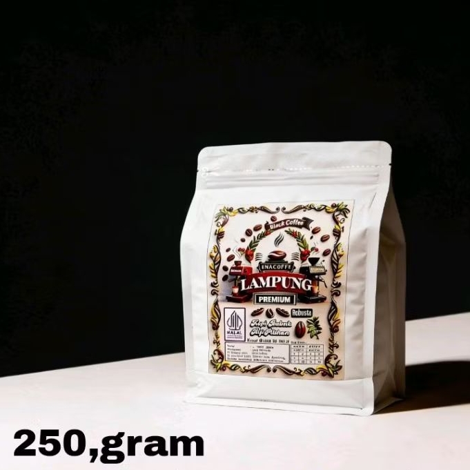 Kopi Robusta Lampung 250gr premium quality kopi biji pilihan asli lampung