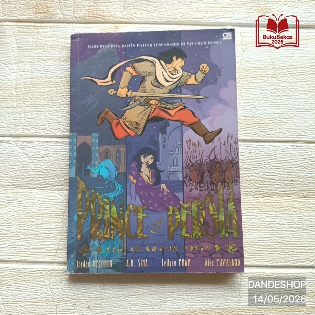 Prince of Persia - Sebuah Grafik Novel oleh Jordan Mechner dkk - Komik Bekas Preloved