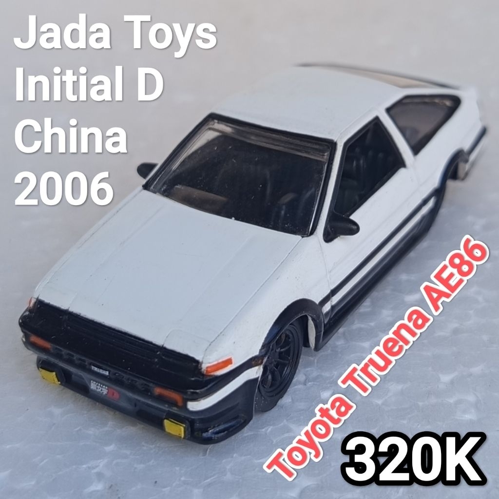 Diecast Jada Toys skala 64 Initial D Toyota Trueno AE86 Loose