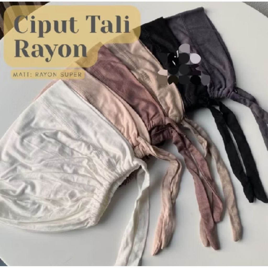 Ciput Tali Kaos Premium / Ciput Tali Belakang / Inner Kaos Premium / Ciput Arab Tali