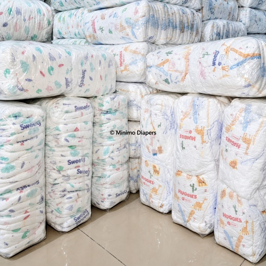 Pempes Anak Sweety Huggies Happy Nappy Popok Bayi Non Kemasan | Celana Popok Bayi ISI 25 Pcs Size M-
