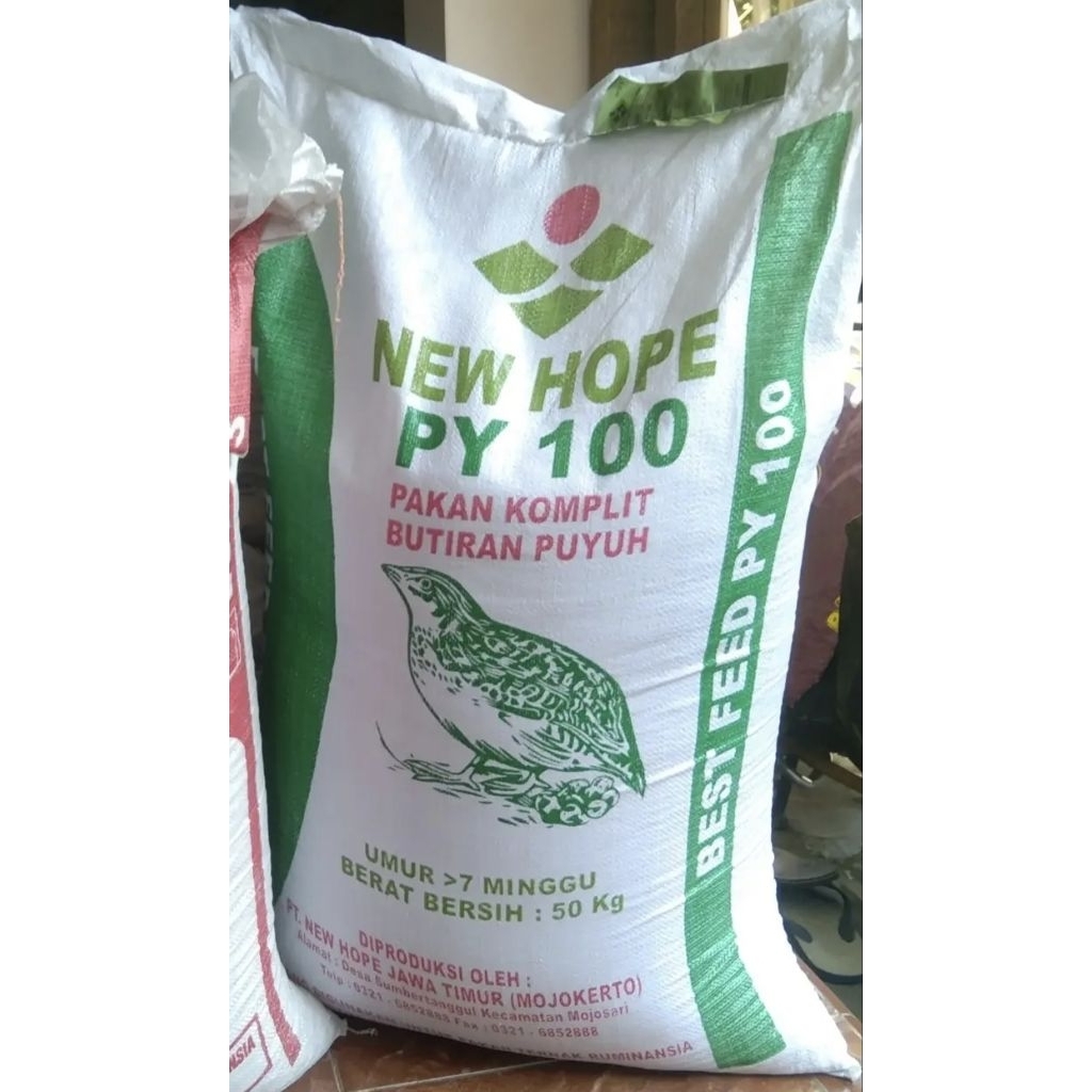 New hope py 100 pakan jadi puyuh petelur