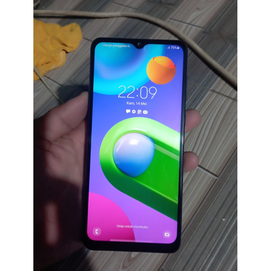 hp bekas second samsung m02 2/32 normal layak pakai