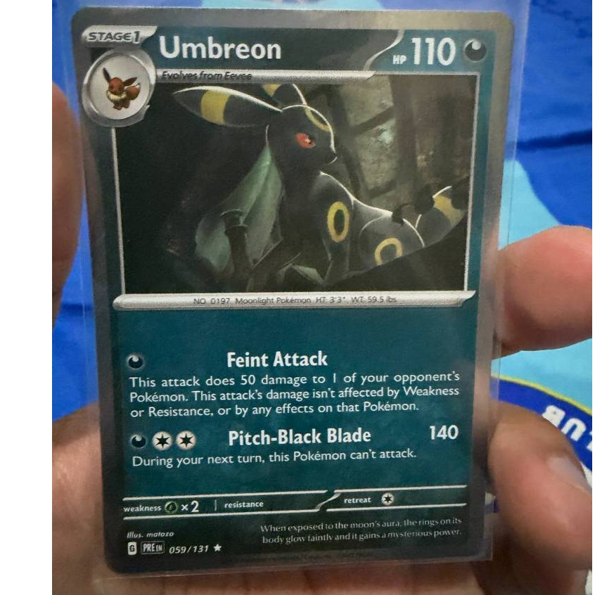 Umbreon HOLO PRE English 059/131 Card Pokemon