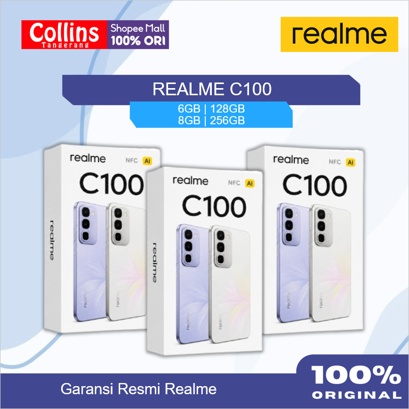 Realme C100 RAM 6GB | 128GB Garansi Resmi Realme