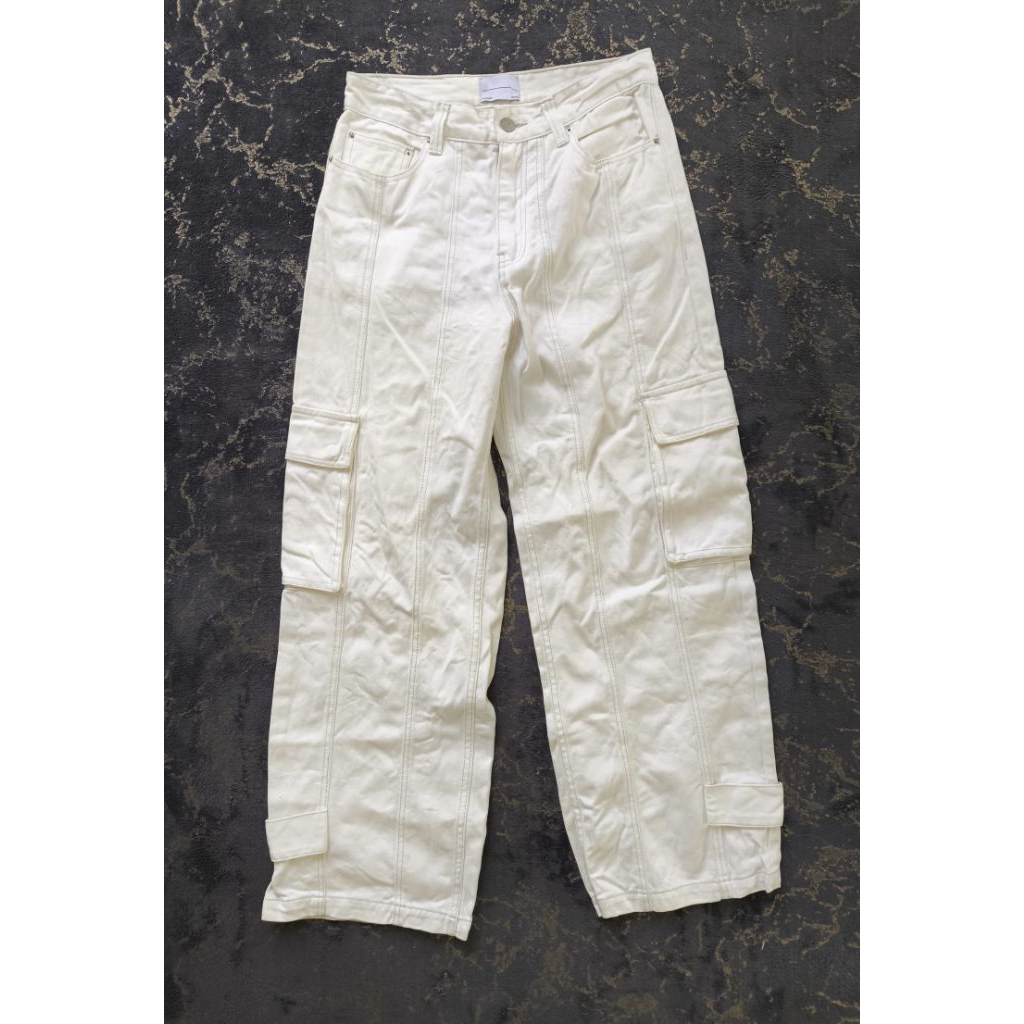 Maison Mined Button Utility Cargo Pants